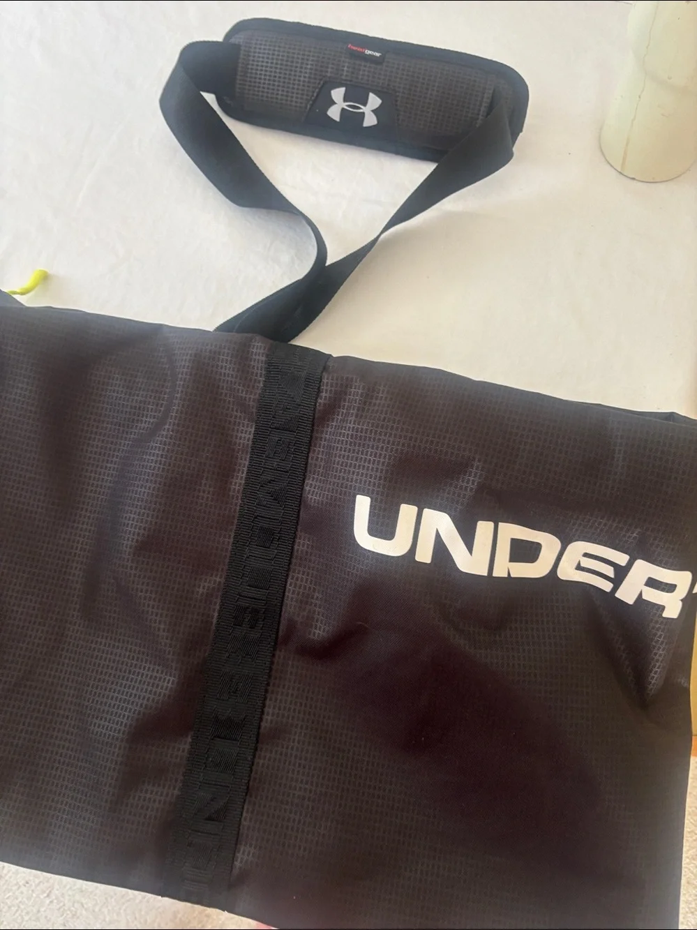 Under Armour Black Duffel Backpack-Style Gear Bag